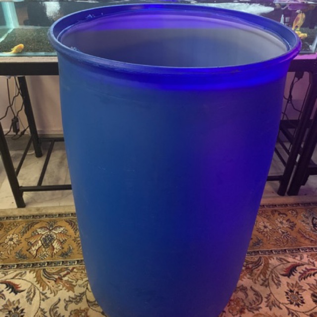 Tong Drum Plastik/Tong Air 200 Liter / Blue Drum Plastic ...