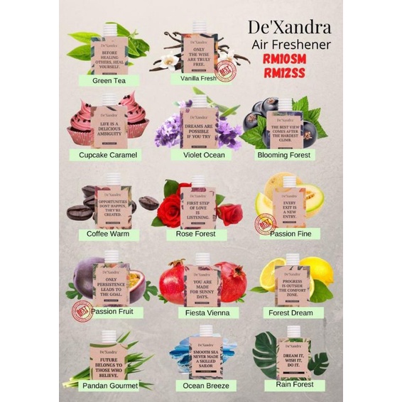 DEXANDRA AIR FRESHENER Shopee Malaysia