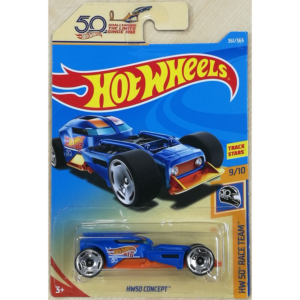 Hot Wheels HW50 Concept [Fantasy, 50th Anniversary Race Team] | Shopee