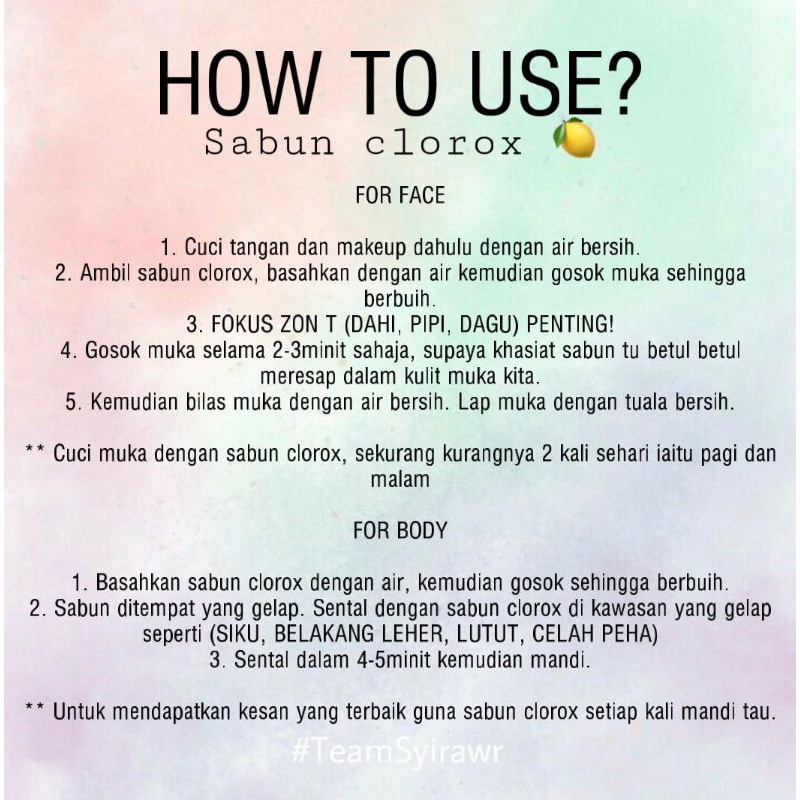 Sabun Clorox Omputeh 40g Shopee Malaysia