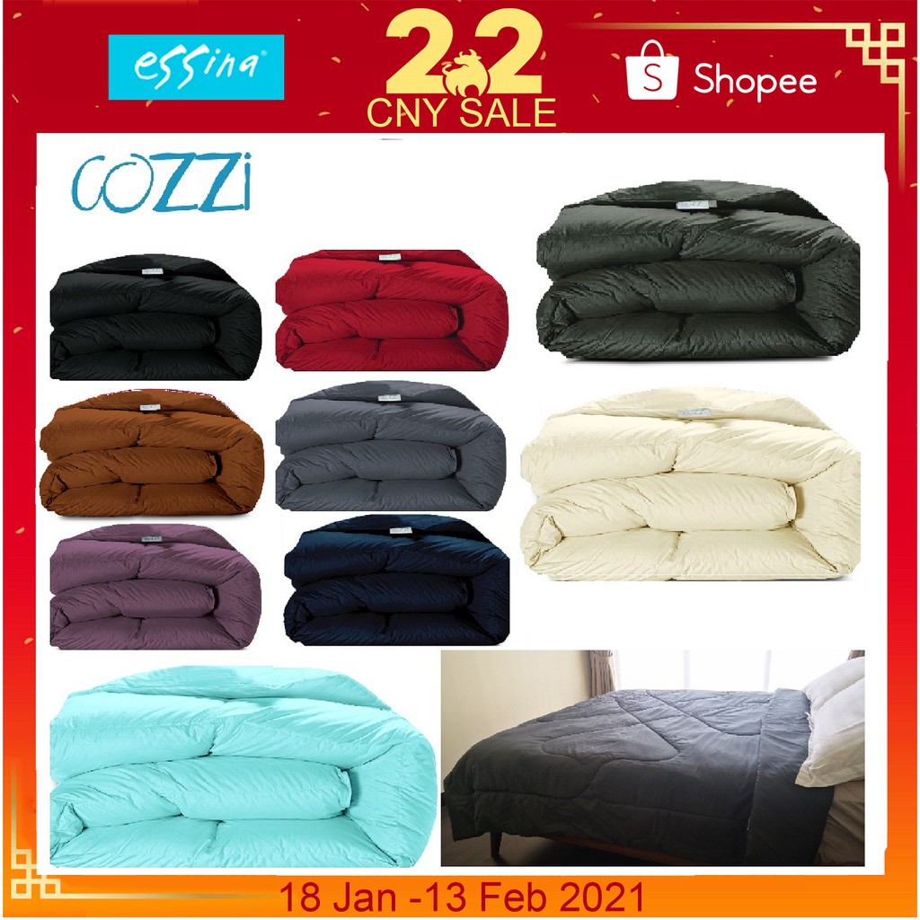Cozzi Magic Colour Comforter Toto Microfiber Only 3 Size Available King Queen Super Single Shopee Malaysia