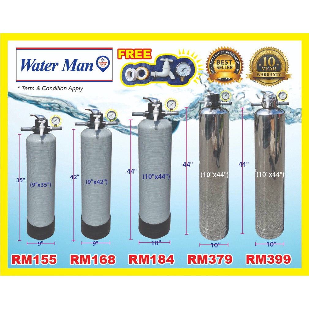 [HARGA RUNTUH] Waterman Outdoor Water Filter / Penapis Air Outdoor 5
