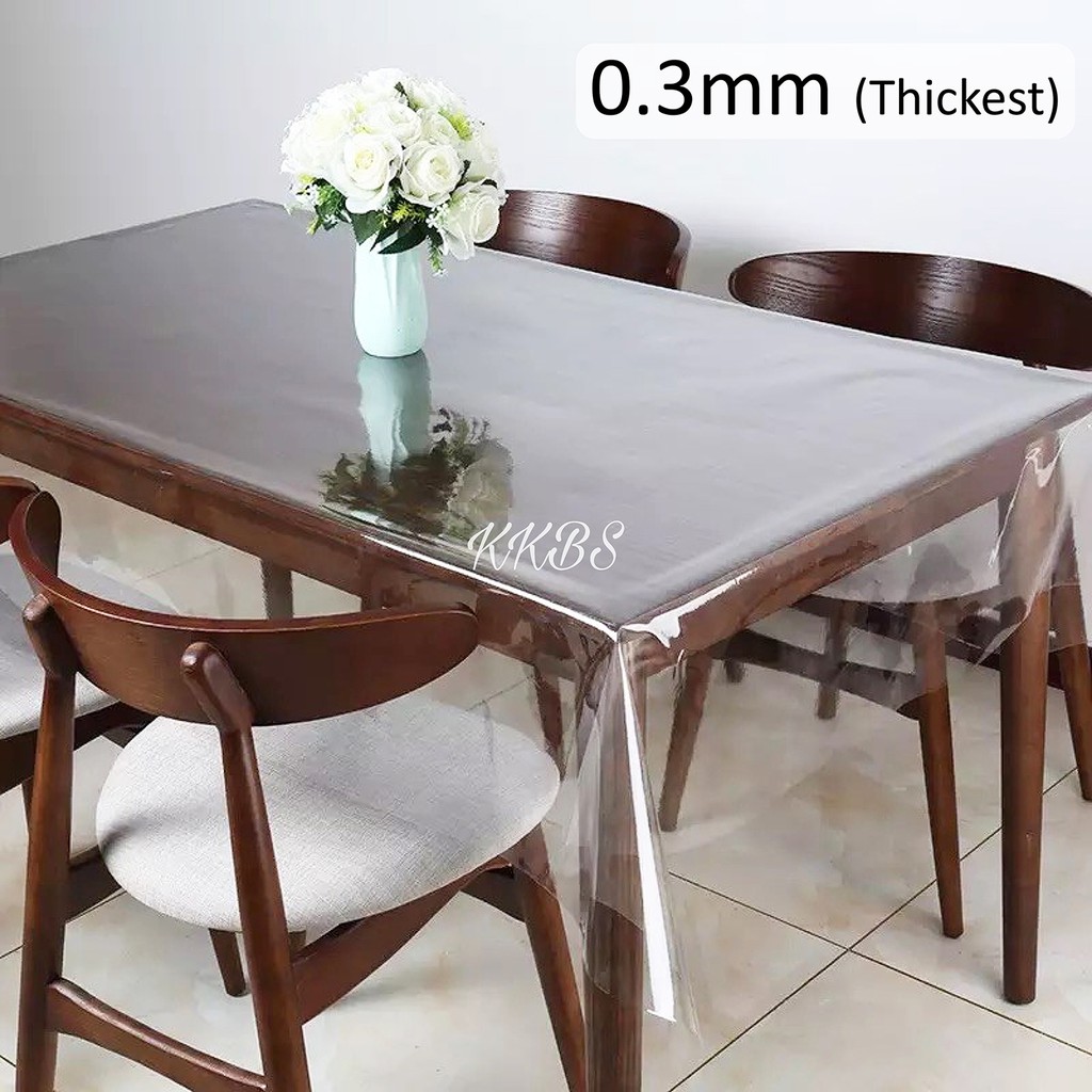 0 3mm Alas Meja PVC Transparent Jernih Paling Tebal 0 0 3mm Alas Meja PVC Transparent Jernih Paling Tebal 0