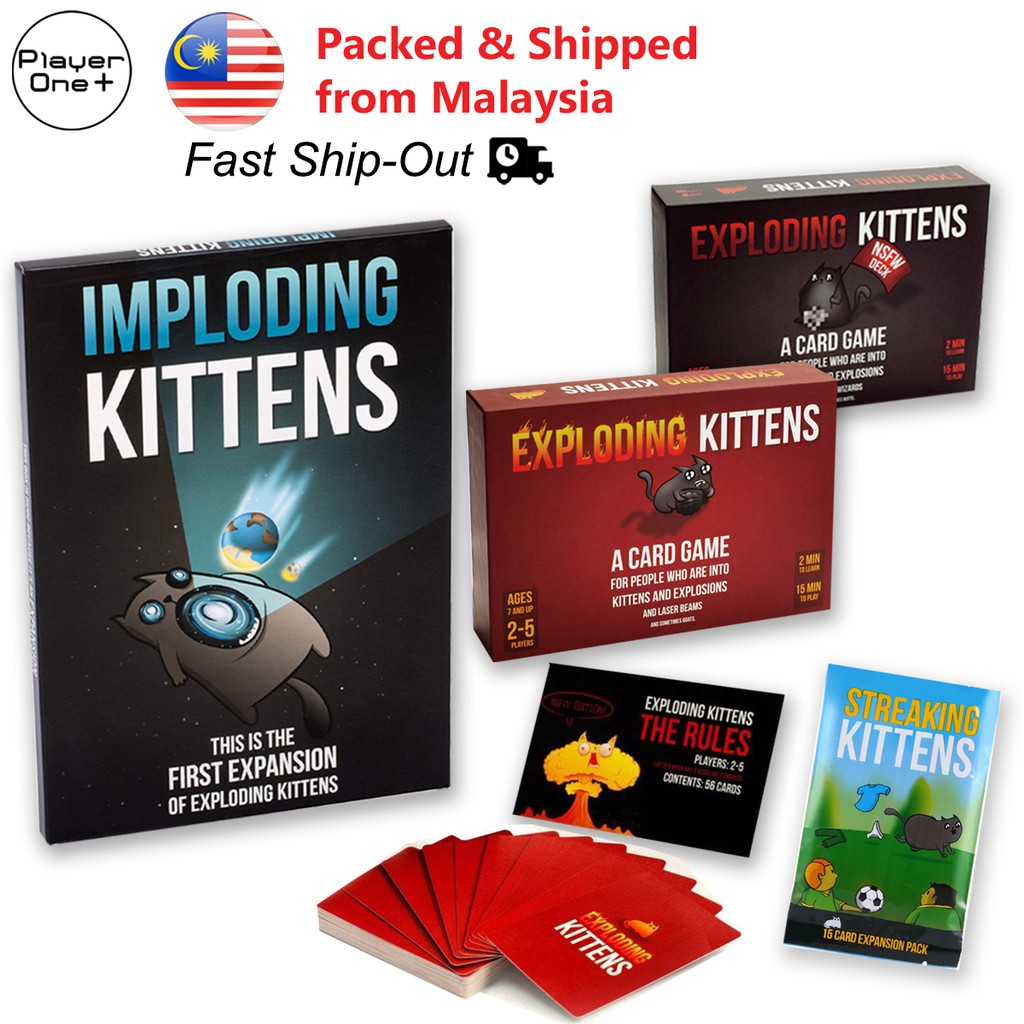 Exploding Kittens NSWF Edition Cards