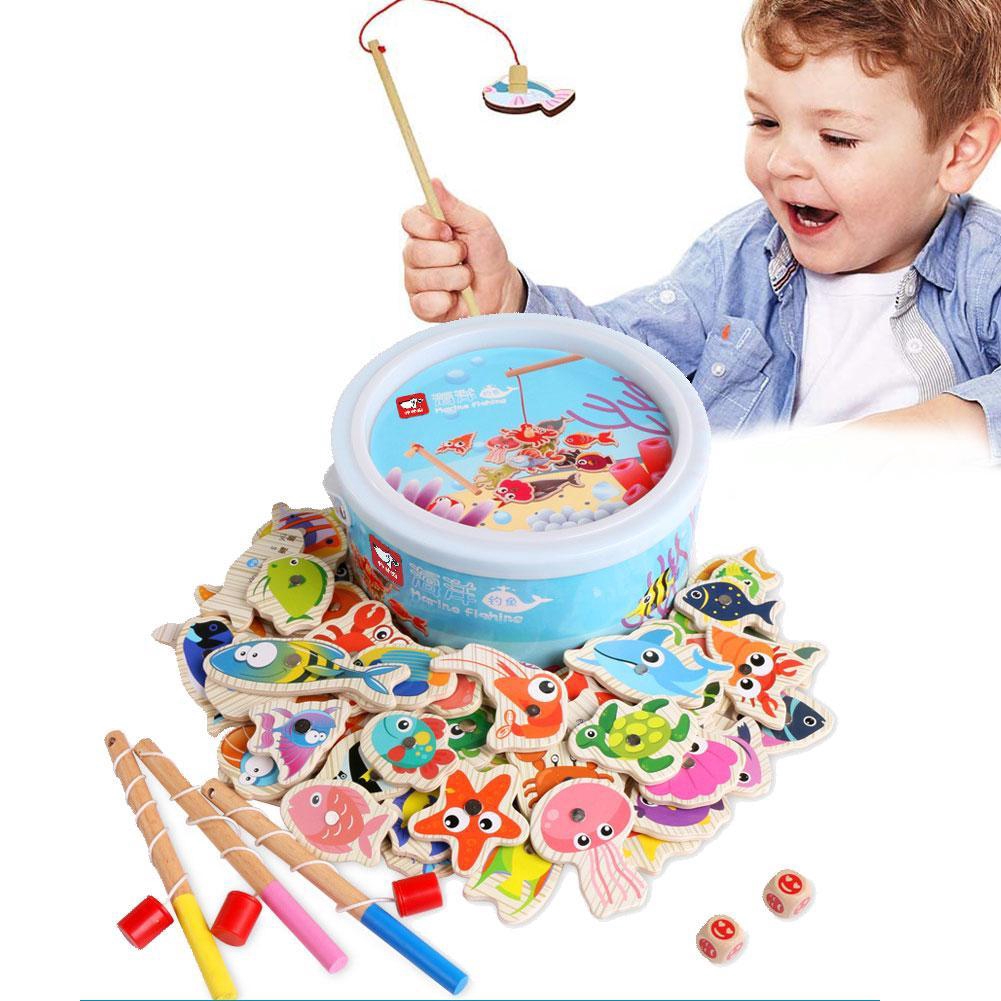 kids magnetic fishing set