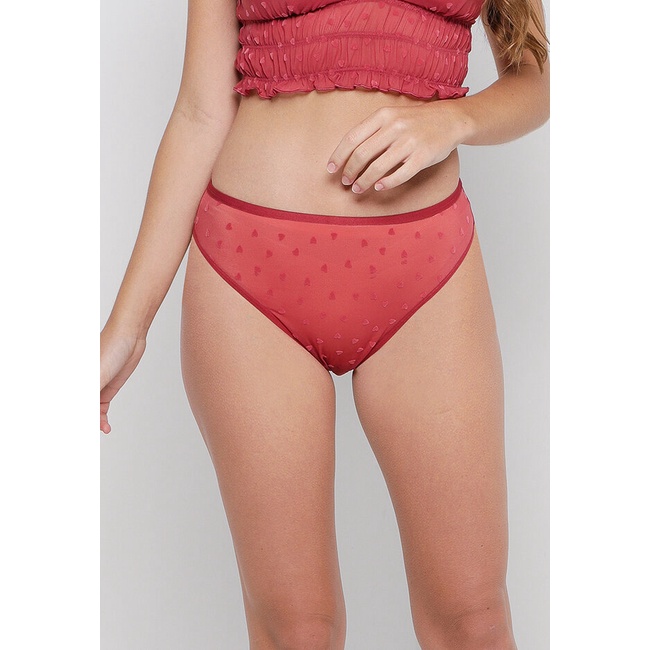 Hollister Gilly Hicks Flocked Heart Mesh Cheeky Panty Shopee Malaysia