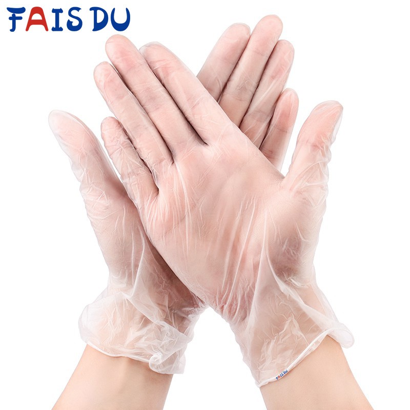 Transparent Sterilization And Disinfection Disposable Food Prep Gloves