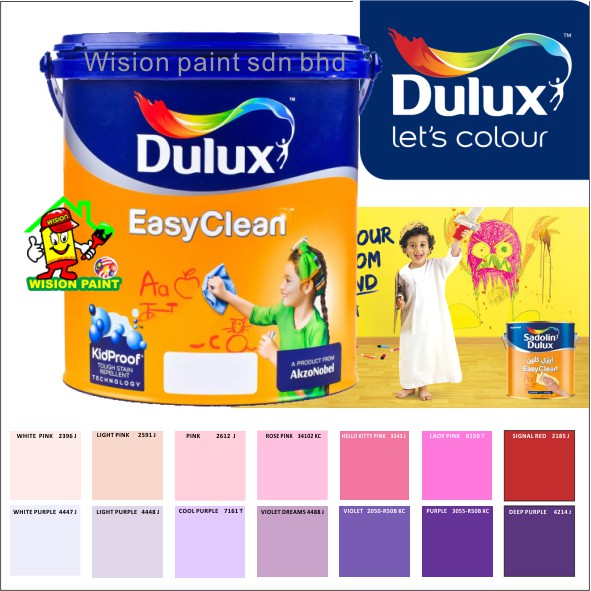 5L DULUX EASYCLEAN 5 LITER DULUX EASY CLEAN INTERIOR MATT / DULUX