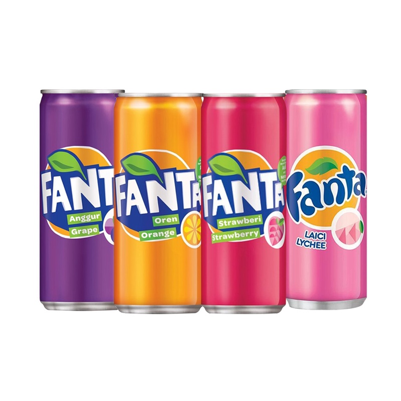 Fanta Carbonated Drinks 320ml (Can) | Shopee Malaysia