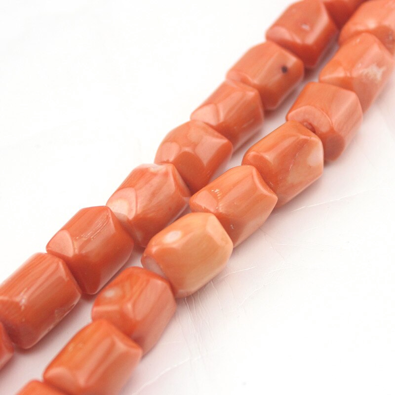 large coral beads