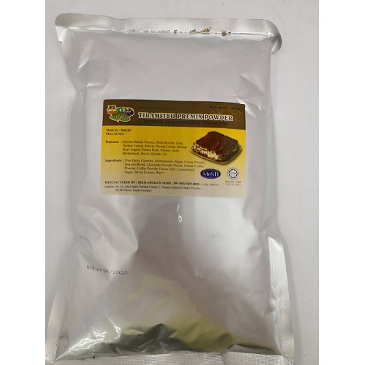 Tiramitsu Ice Blended Premix Powder/ Bubble Tea Premix Powder (Less Sugar) (Halal Malaysia)