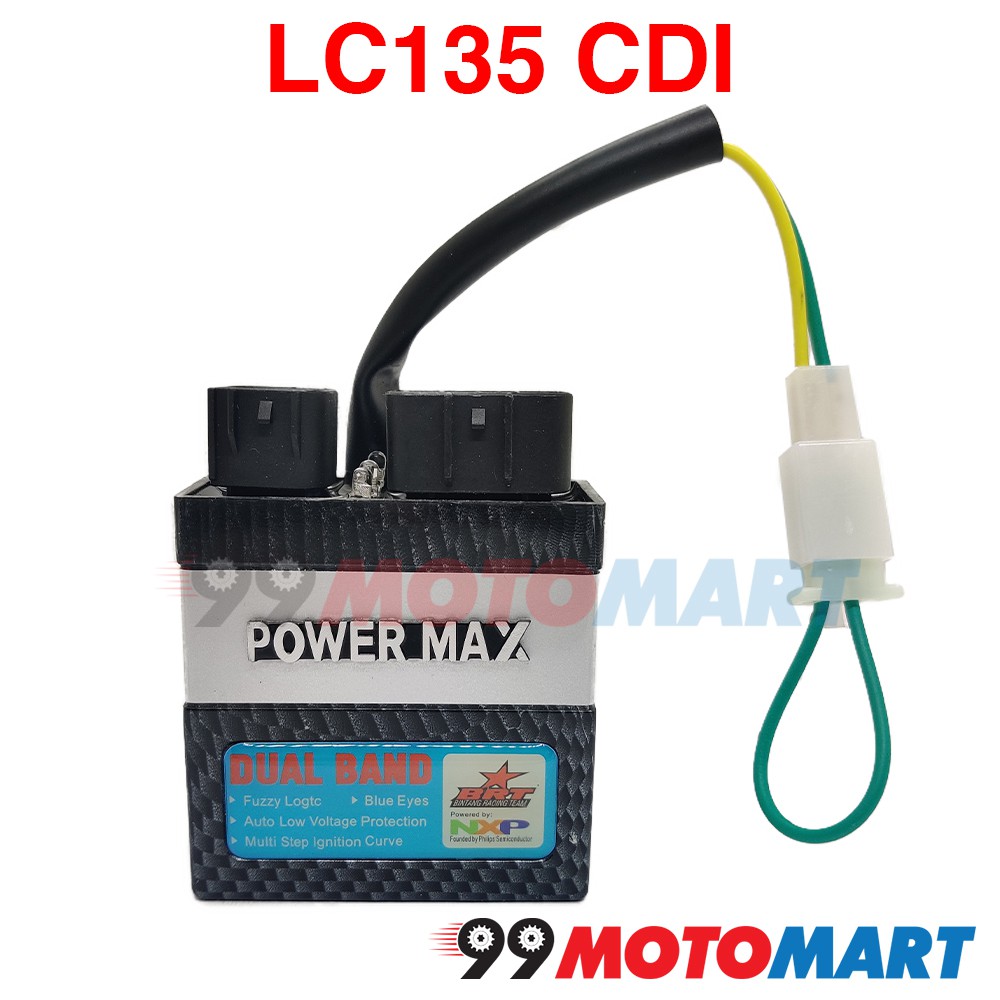 Brt Lc135 Racing Cdi Unit Carbon Fiber V1 V2 V3 V4 W Wire No Cut Off Shopee Malaysia