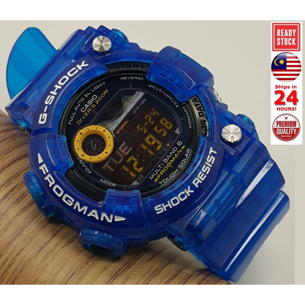 casio frogman blue