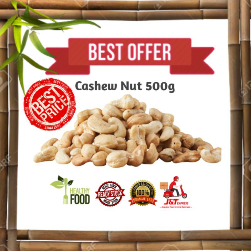 Cashew Nut Roasted 500g (Kacang Gajus Panggang) | Shopee Malaysia