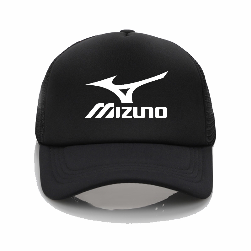 mizuno mesh trucker hat