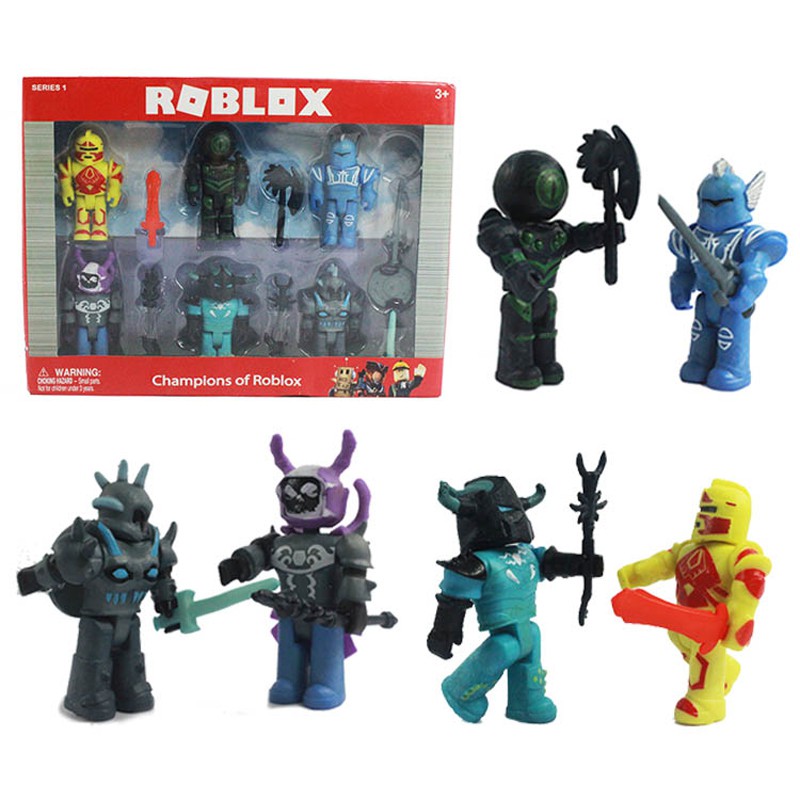 6pcslot Roblox Mini Action Figures Set Game Toys Kids Gifts - mini roblox figures