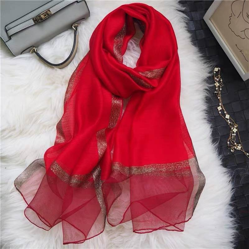 silk winter scarf