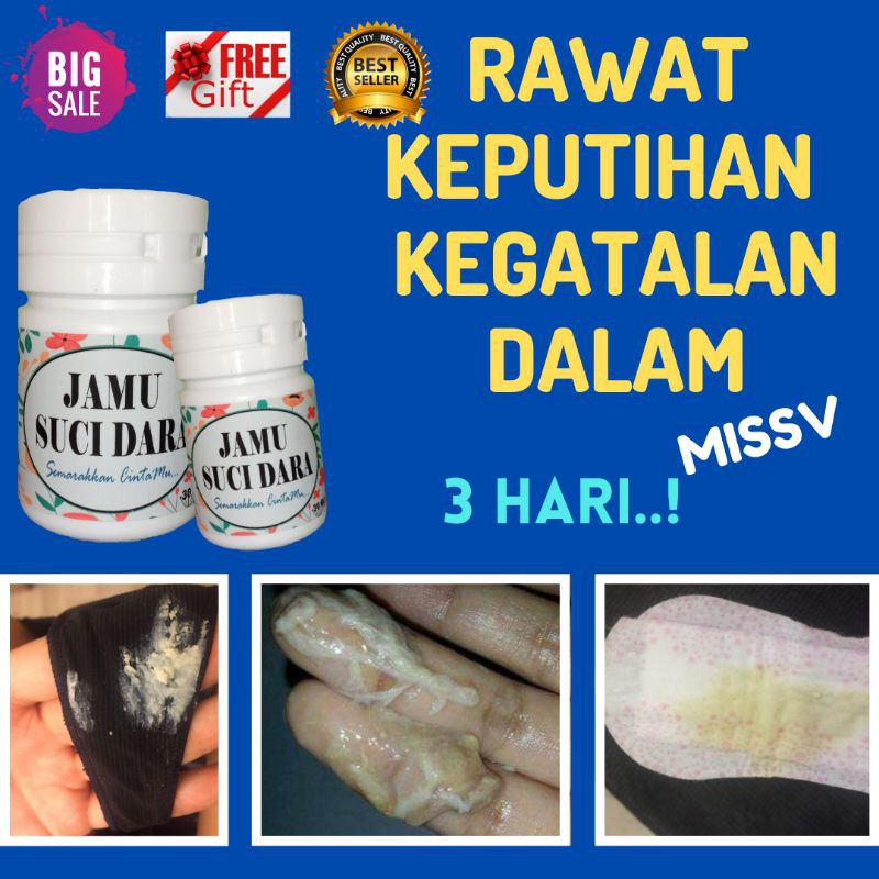 Hilangkan Keputihan Seawal 3 Hari Lendir Lebihan Miss V Berbau Gatal Jamu Wanita Ready Stock Shopee Malaysia