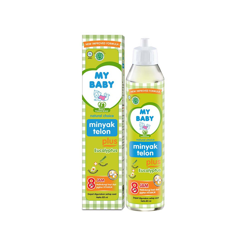 My Baby Oil Telon Plus 8 Hours 85ml 145ml Shopee Malaysia