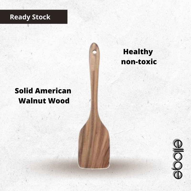 ELLOQE Teak Wood Spatula Senduk Kayu Shopee Malaysia