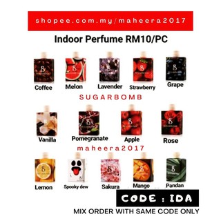 🌸PEWANGI KERETA DAN SERBAGUNA SUGARBOMB🌸  Shopee Malaysia