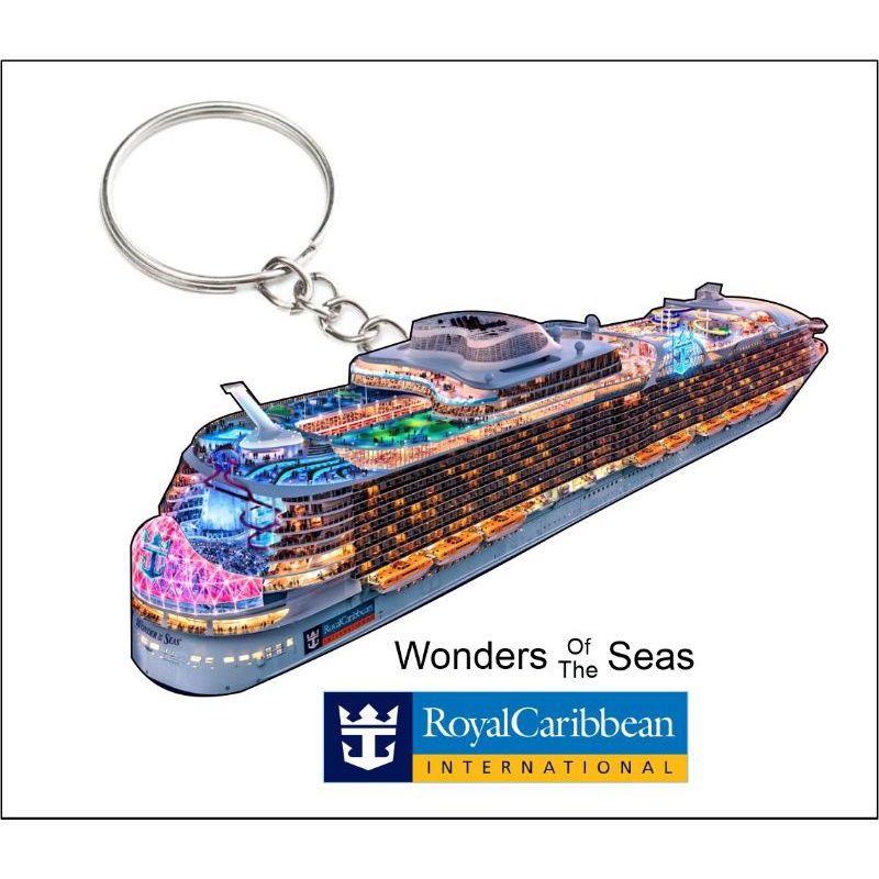 Royal Caribbean wonders of the seas cruise keychain | Shopee Malaysia