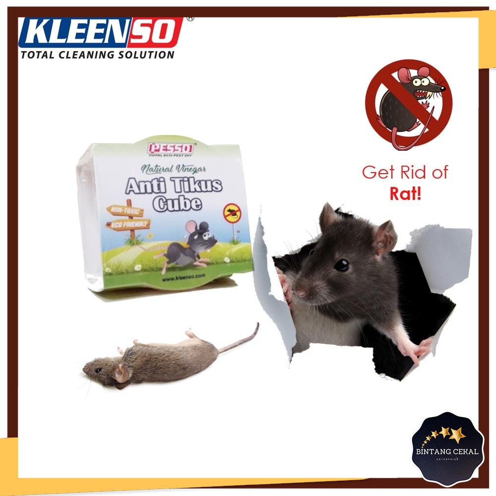 [BC] PESSO Anti Rat Cube Repellent Natural Vinegar Kiub Anti Tikus