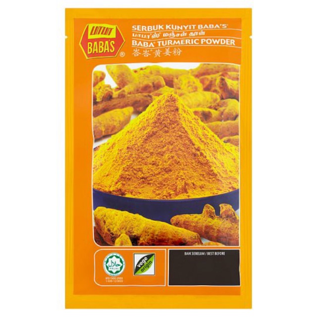 Babas Serbuk Kunyit Babas Turmeric Powder 125g Shopee Malaysia 7462