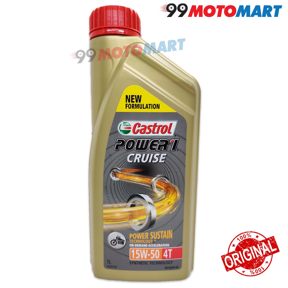 Huile Moteur Temps Castrol Power 4t 15w50 L Semi Synthetique