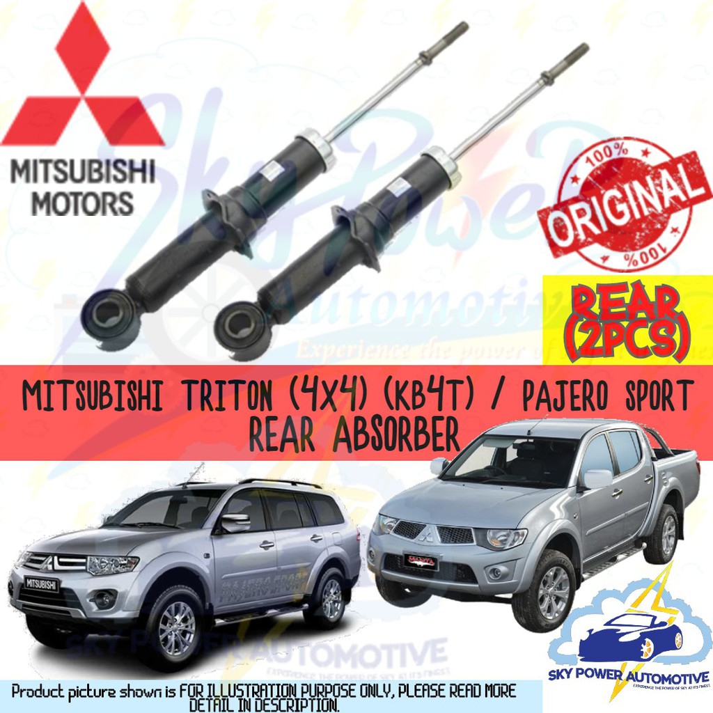 Mitsubsihi Triton Pajero Sport 100 Original Genuine Shock Absorber Rear 2pcs