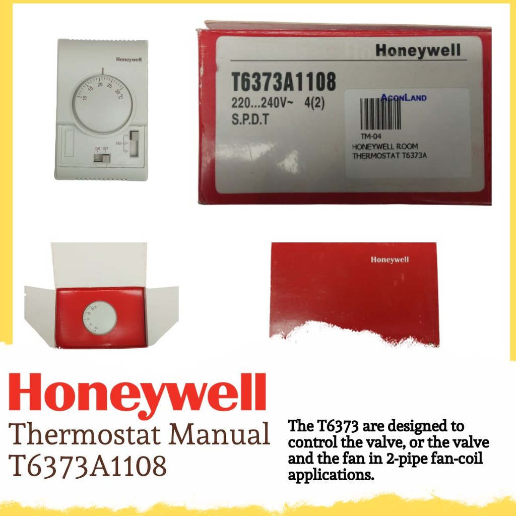 Honeywell Room Thermostat T6373 Shopee Malaysia