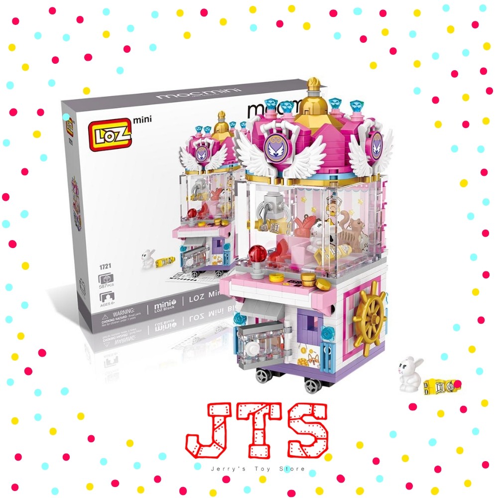 JTS LOZ Doll Claw Machine 1721 Fun Fair Theme Park Moc ...