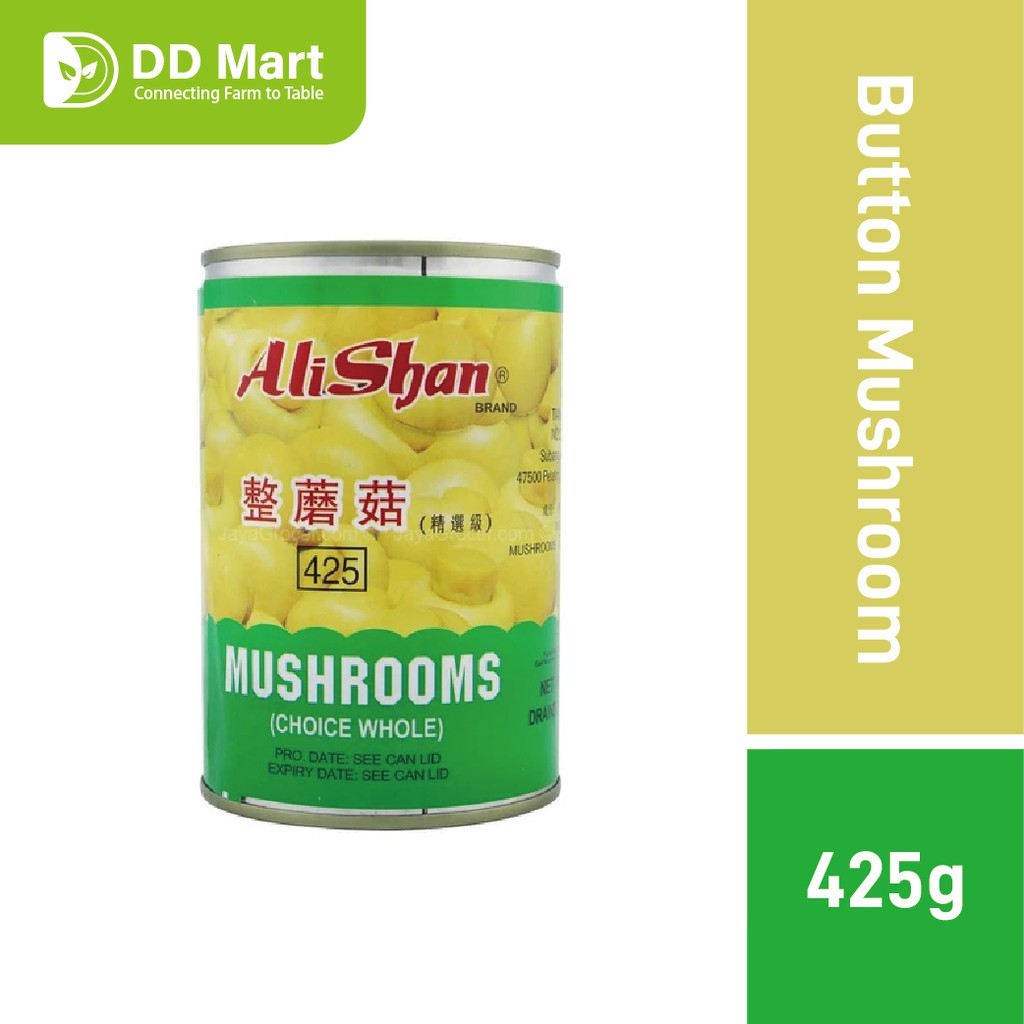 Buy Rose Mushroom Button Mushroom Canned 425g Cendawan Butang Tin 罐头蘑菇 Seetracker Malaysia