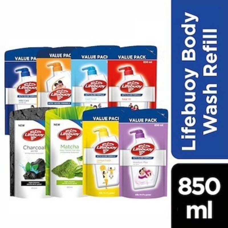 LIFEBUOY Assorted Body Wash Refill (850ml) Shopee Malaysia