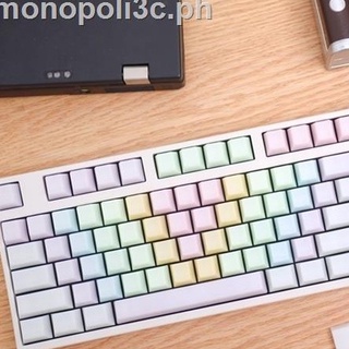 [Craftsmanship] POM jelly rainbow keycap 104-key filcocherryIKBC and other mechanical keyboards are suitable