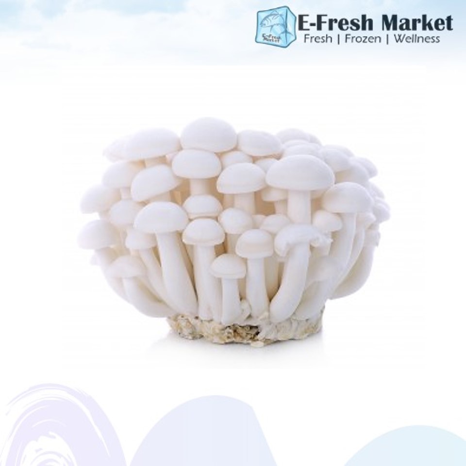 V23 Fresh Meiji White Mushroom/Cendawan Meiji Putih, 1 pack (Penang Only)
