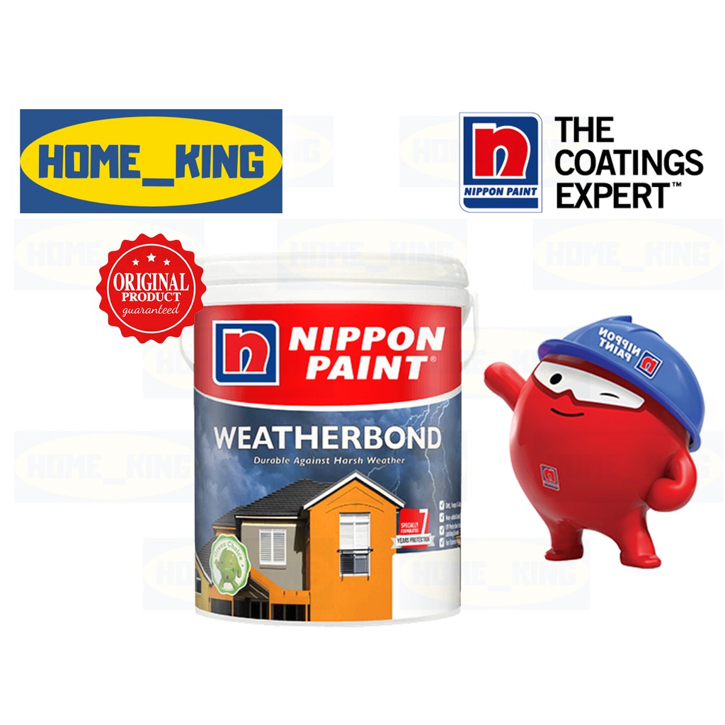  100 ORIGINAL 5LT Nippon  Paint  Weatherbond Exterior Wall 