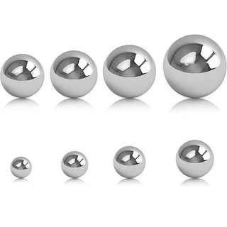 100pcs Bicycle Replacement Silver Tone Steel Bearing Ball  4/4.5/5/5.5MM Dia FJ