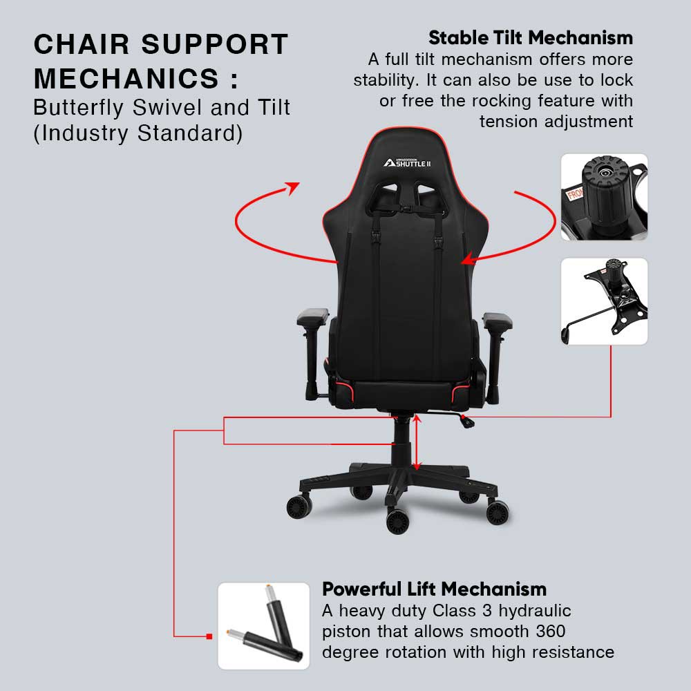 Armaggeddon Shuttle Ii Premium Pu Leather Ultimate Gaming Chair Cold Cure Moulded Foam Shopee Malaysia