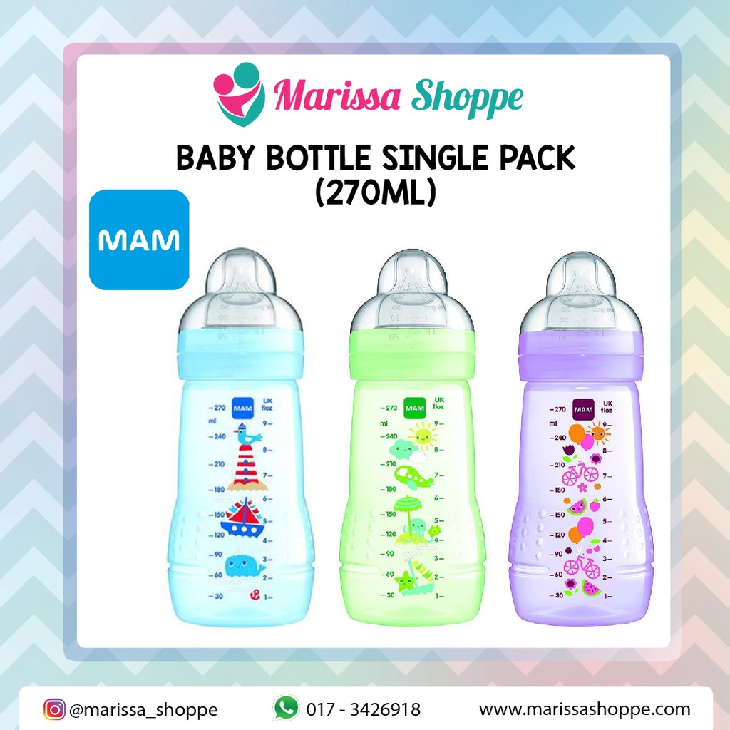mam 270ml bottles