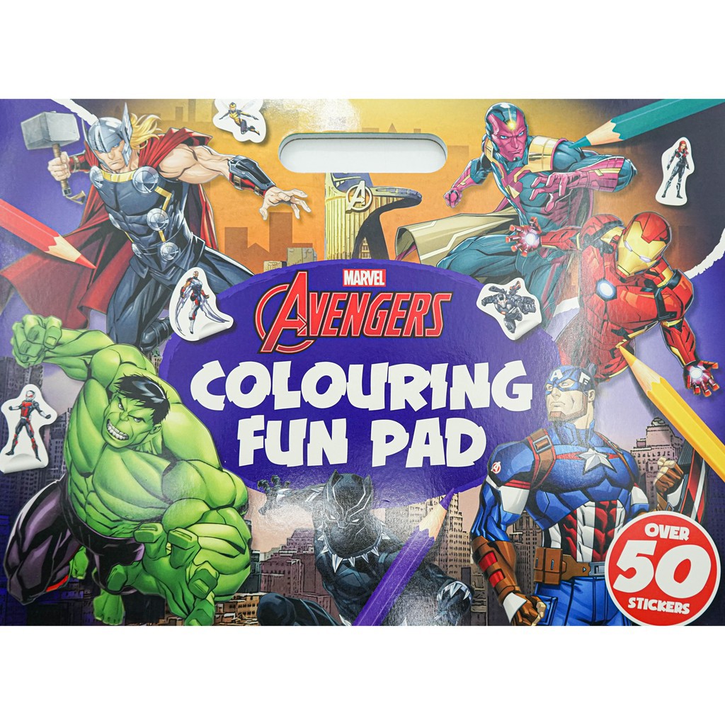 Colouring Book Hippo Bbw Marvel Avengers Colouring Pad Isbn 9781789051131 Shopee Malaysia