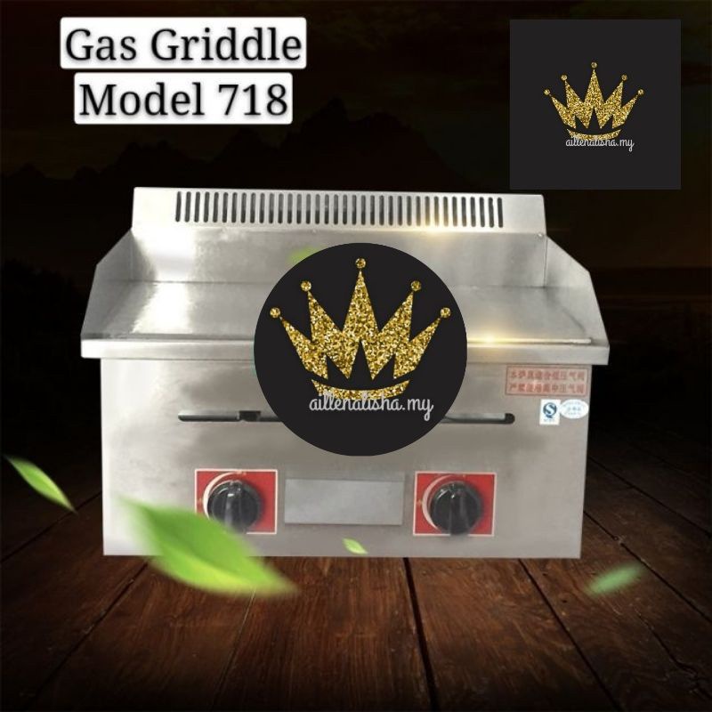 griddle gas dapur 718 burger gridder stove nonstick machine octopus grill beef