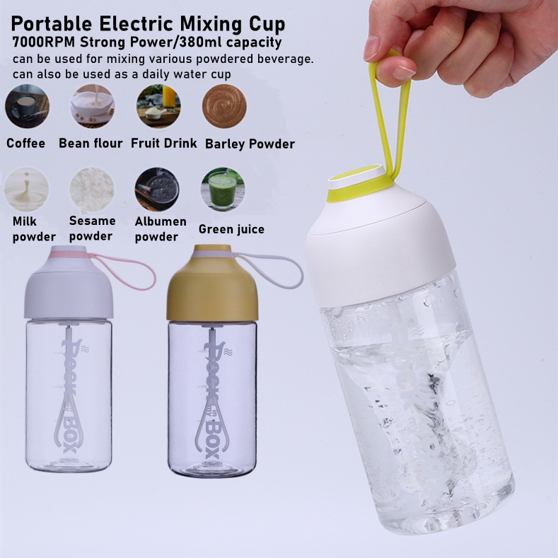 Ready Stock Portable Electric Blender Bottle Shaker Cup Classic 380ml