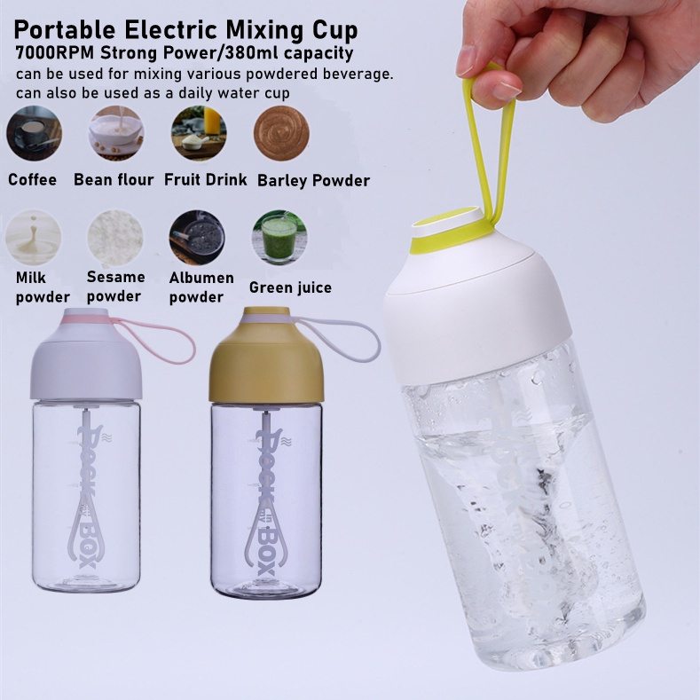 Ready Stock Portable Electric Blender Bottle Shaker Cup Classic 380ml ...