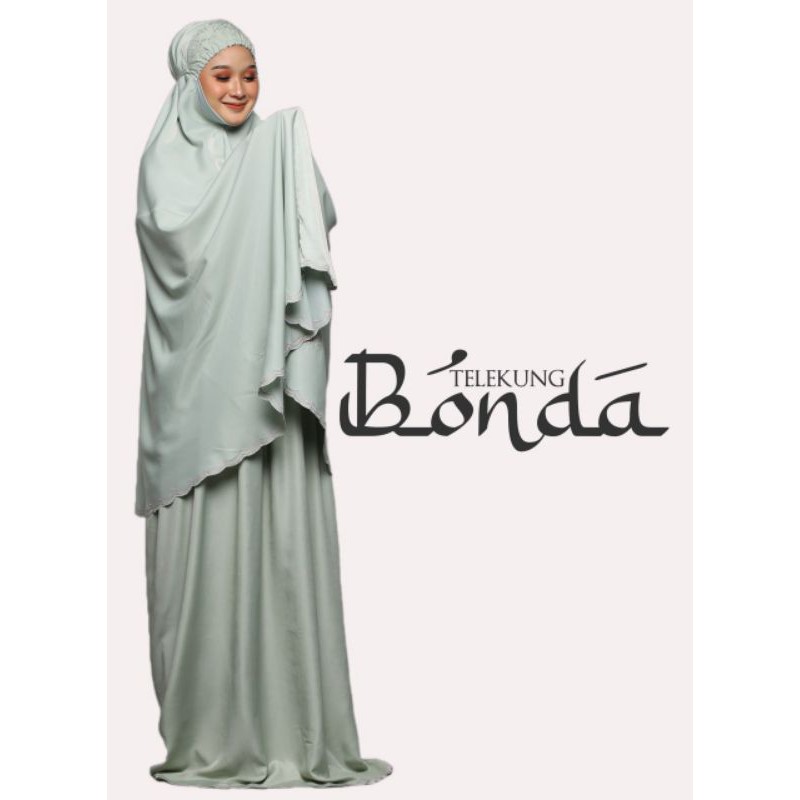 Telekung Bonda by Hasnuri (Kain Sembahyang/Solat/Moden/Premium/Minimal/Streachable) FREE POSTAGE