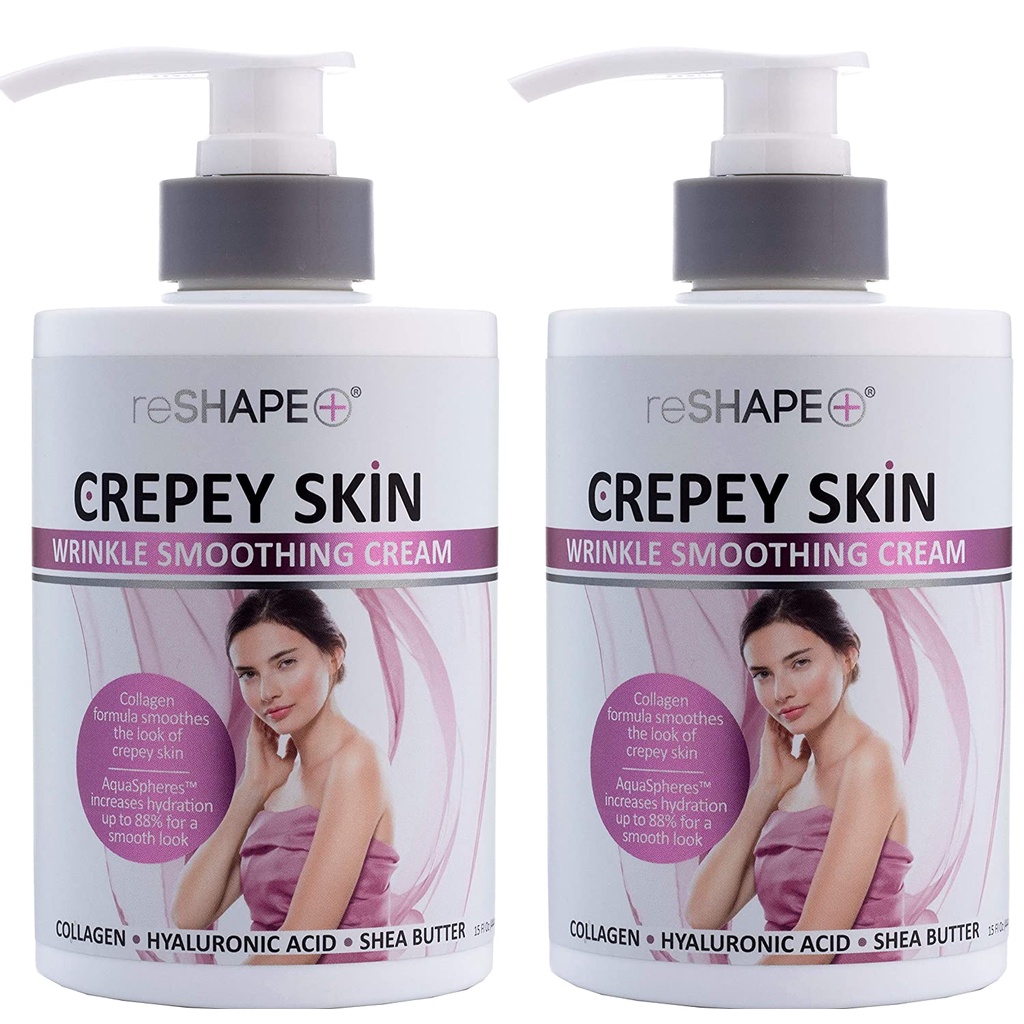 Crepey Skin Treatment Cream Wrinkle Smoothing cream w/Collagen
