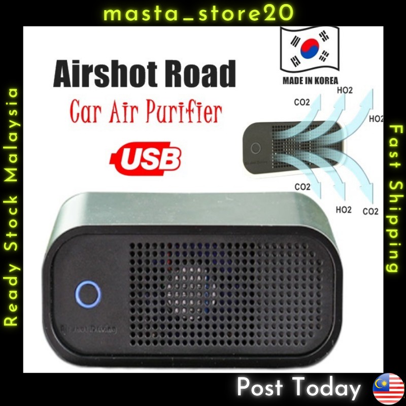 Air Shot Road Air Purifier Cleaner Fresh Clean Living House Office Room Led Pembersih Penapis Udara Dalam Kereta Shopee Malaysia