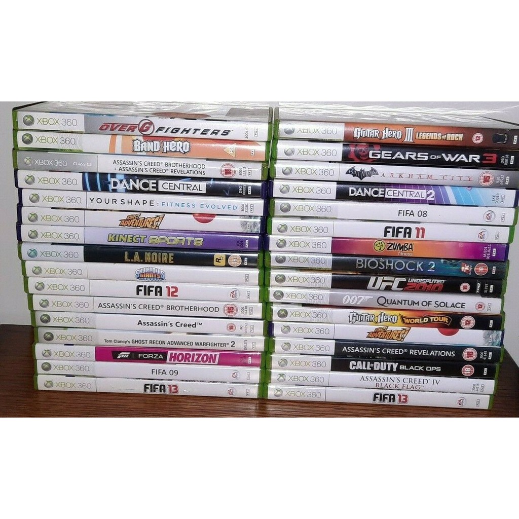 (Second hand) Xbox 360 Games Lot Original Games | Shopee Malaysia