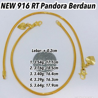  Gelang  pandora  padu budak emas 916 tulen Shopee Malaysia