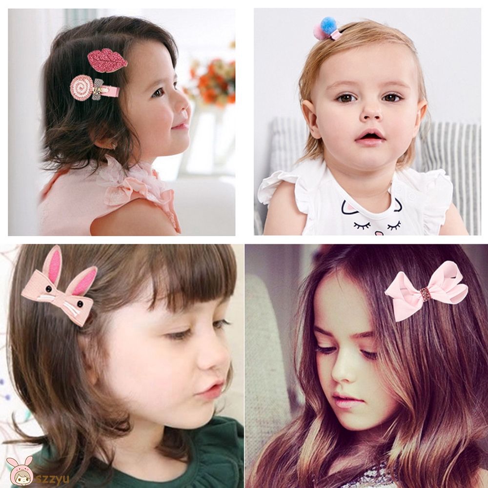 Szzyu Pretty Baby Hairclip Kids Flower Headband 18pcs Princess